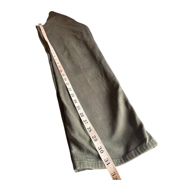 Eddie Bauer Womens Green Slightly Curvy Slim Straight Pants Size 12 - Picture 9 of 9